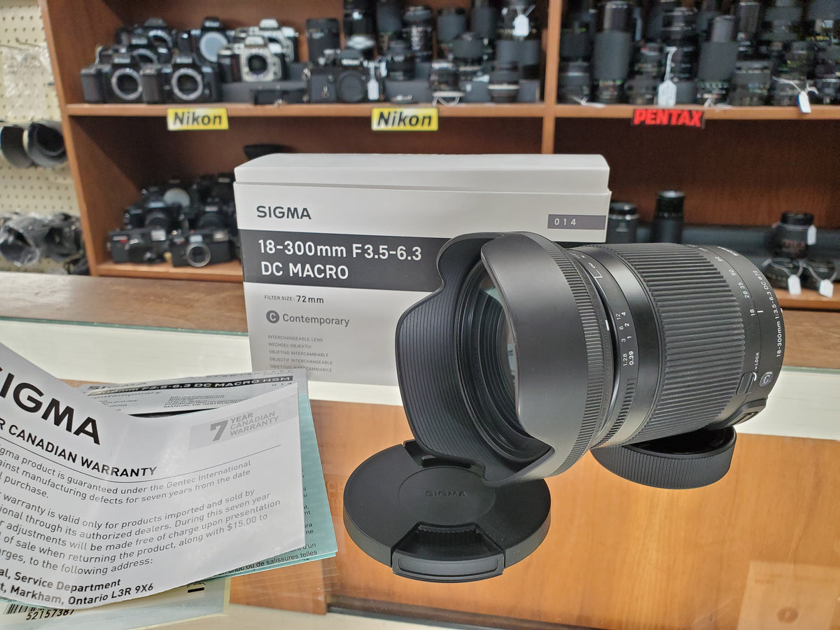 SIGMA 18-300mm F3.5-6.3 DC MACRO ニコン-