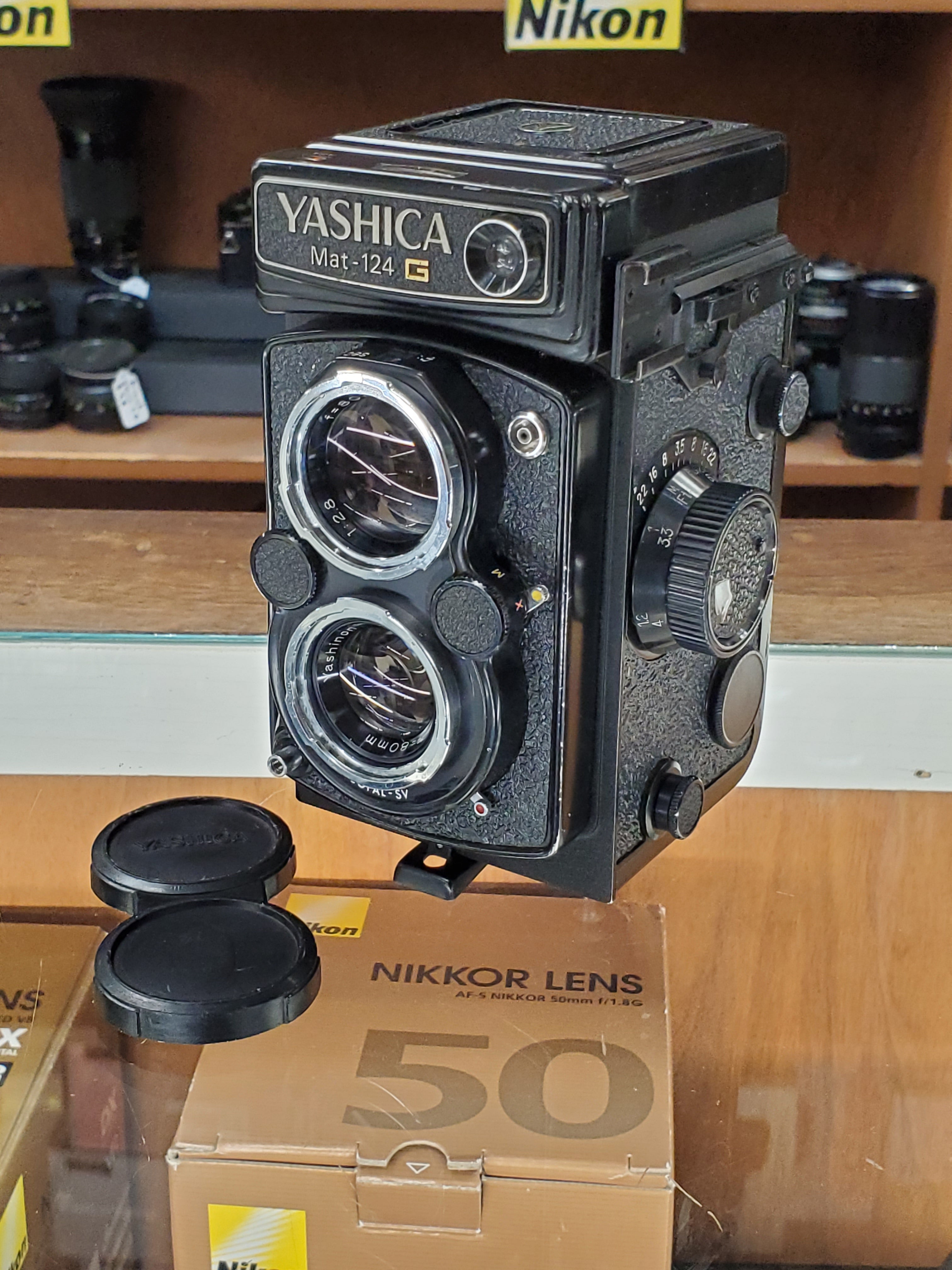 Yashica Mat-124 G TLR 120 Film Camera 6x6, Serviced & CLA'd