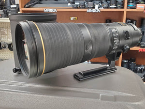 Nikon 500mm f/4E FL ED VR Super Telephoto, 9.9/10 Condition