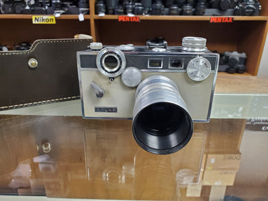 Rare Argus Cintar C3 Camera w/Tele-Sandmar 100mm 4.5 lens, CLA'd, Warranty - Paramount Camera & Repair