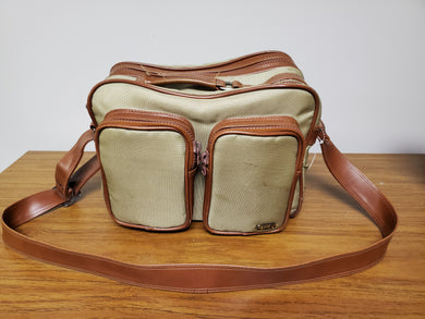 Vintage Optex Used Film Camera Bag Tan Large - Paramount Camera & Repair