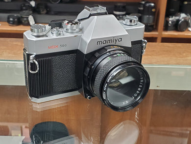 Mamiya MSX 500 35mm Film Camera w/50mm F2 lens, CLA, Light Seals, Mirror Foam - Paramount Camera & Repair